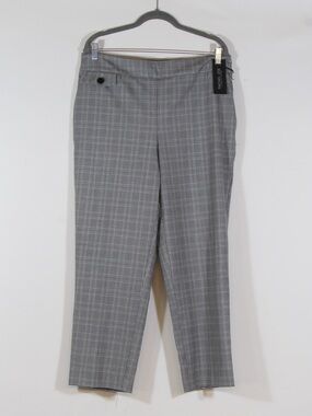 Rachel Zoe Light Gray Plaid Dress Pants NWT